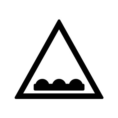 Yol simgesi, vektör illüstrasyonu