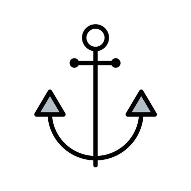 çapa simgesi vektör illüstrasyonu