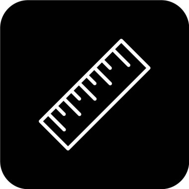 Teyp simgesi ölçülüyor. vektör illüstrasyonu