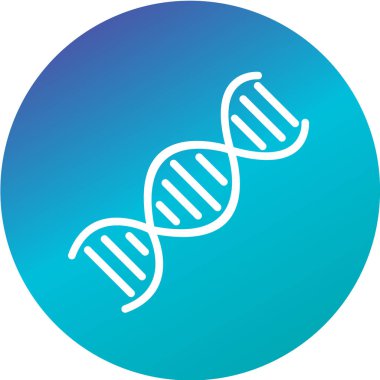 DNA simgesi. vektör illüstrasyonu