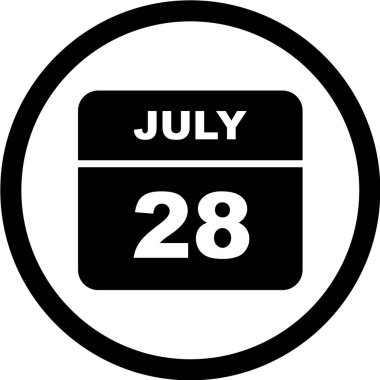 Takvim simgesi tasarımı, vektör illüstrasyonu