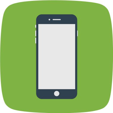 Modern cep telefonunun vektör illüstrasyonu