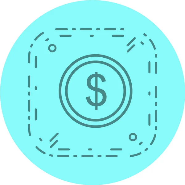 Εικονίδιο Χρημάτων Διανυσματική Απεικόνιση — Διανυσματικό Αρχείο