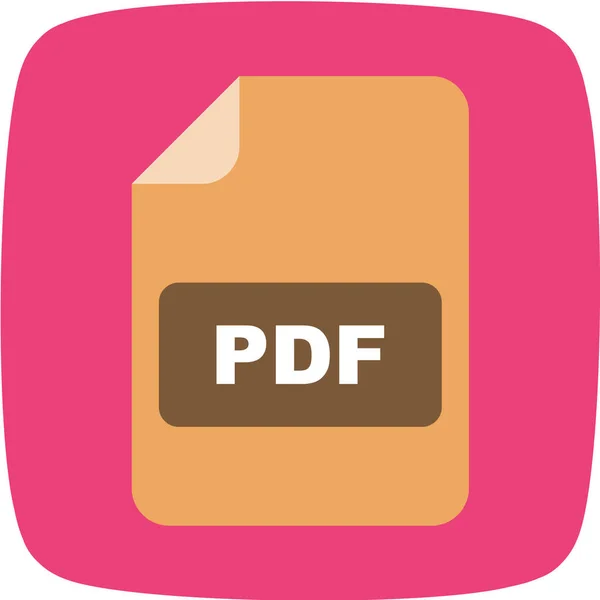 File Format Icon Vector Illustration — Stock Vector