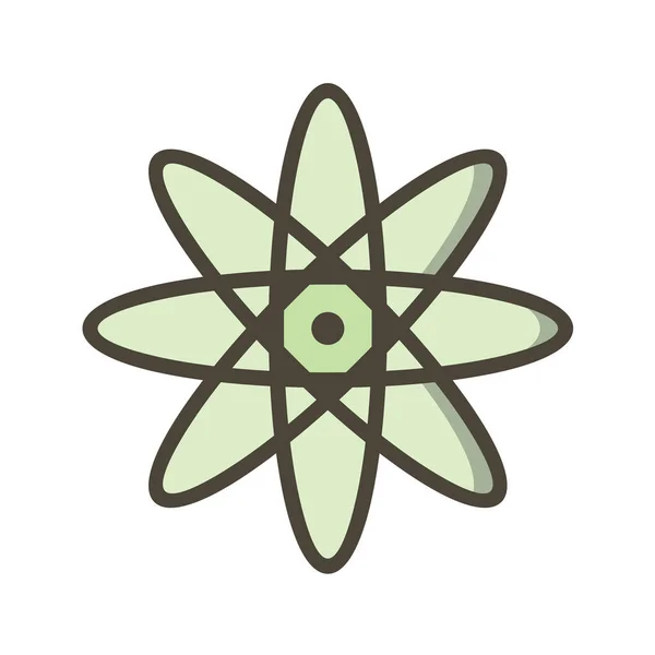原子アイコンのベクトル図 — ストックベクタ