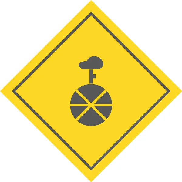 Traffic Sign Icon Vector Illustration — Stock Vector