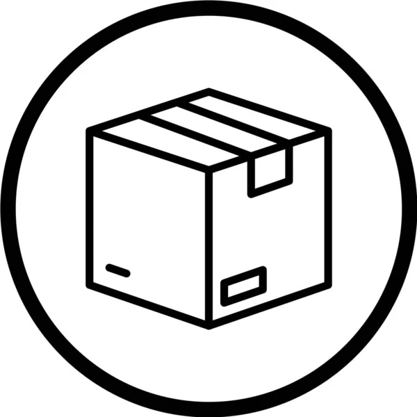 Векторна Ілюстрація Значка Коробки — стоковий вектор