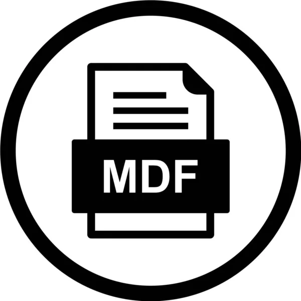Pdf Fil Format Ikon — Stock vektor