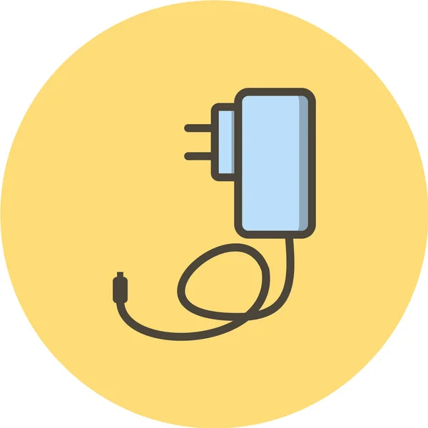 Plug Vector Illustration Simple Icon — Stock Vector