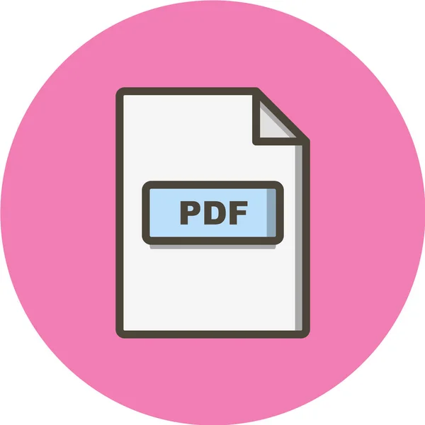 Icon Dateiformat Vektorillustration — Stockvektor