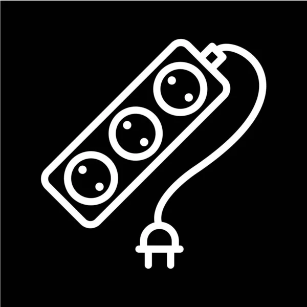 Vectorillustratie Van Plug Icon — Stockvector