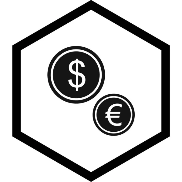 Dollar Geld Vector Pictogram — Stockvector