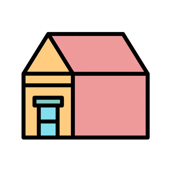 Hauszeichen Symbol Vektor Illustration — Stockvektor