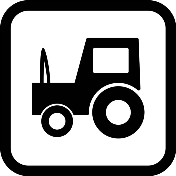 Lkw Symbol Auf Schwarzem Hintergrund — Stockvektor