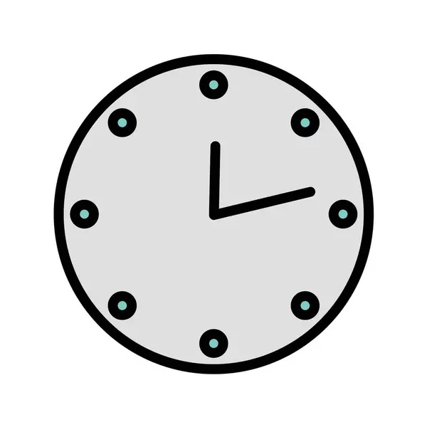 時計のアイコンベクトルイラスト — ストックベクタ