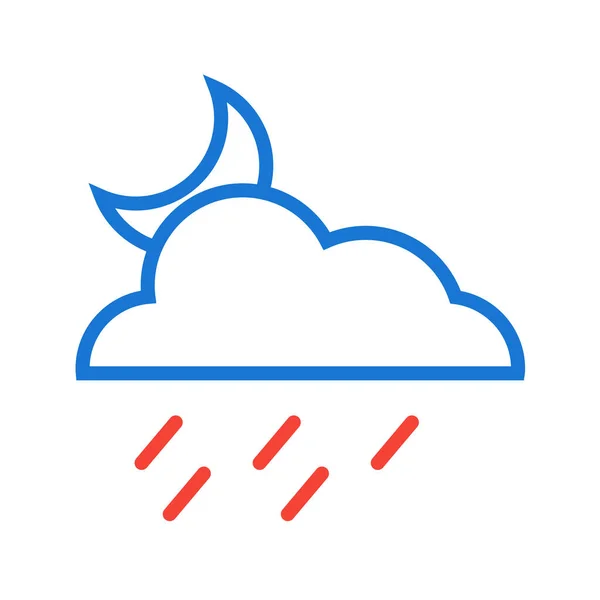 Icône Météo Illustration Vectorielle — Image vectorielle