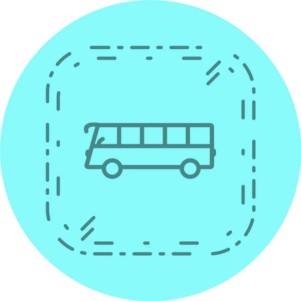 Skolbussikonen Vektor Illustration — Stock vektor