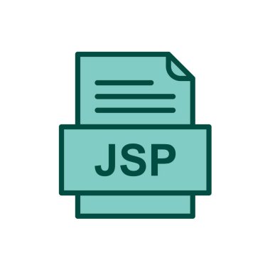 dosya biçimi simgesi, vektör illüstrasyonu