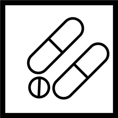 tıbbi simge vektör illüstrasyonu