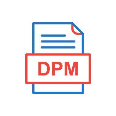 dosya biçimi simgesi, vektör illüstrasyonu