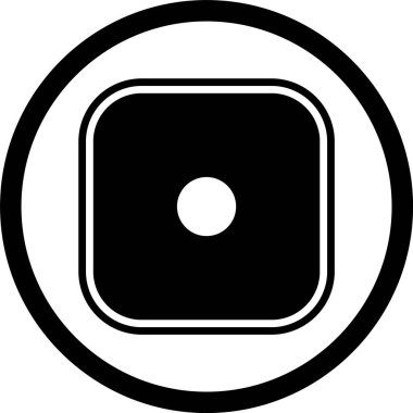 Zar Bir Simgesi Stili İzole Arkaplan