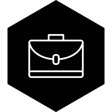 Moda Biçiminde Portföy Simgesi İzole Arkaplan