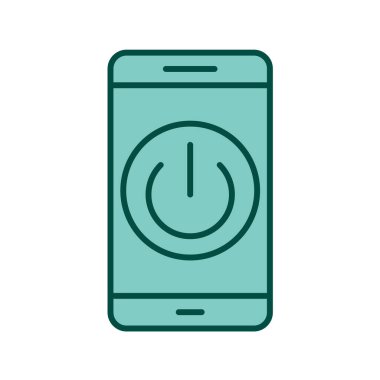 Mobil Uygulama Simgesinde Moda Tarzı İzole Arkaplan Gücü