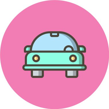 minimalist vektör illüstrasyonu, uygulama simgesi