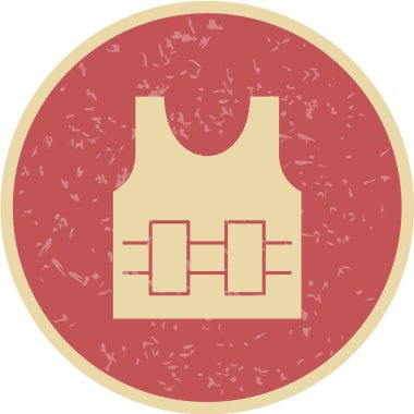 Vektör illüstrasyon simgesi, ceket 