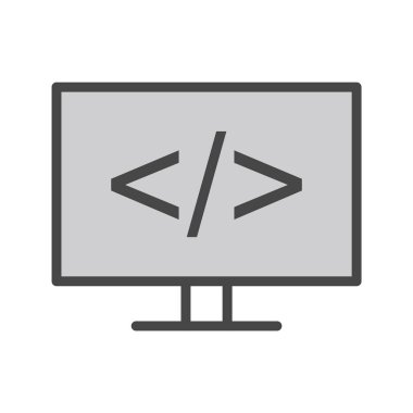 Simge Eğilimi Tarzı İzole Arkaplan Programlanıyor