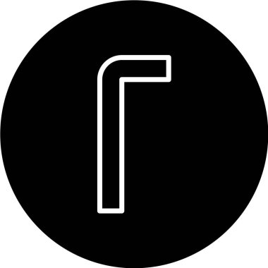 vektör siyah ve beyaz harf u