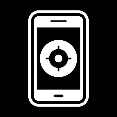 Mobil Uygulama Simgesi Moda Biçiminde İzole Arkaplan