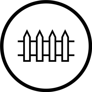 çit ağ ikonu vektör illüstrasyonu 