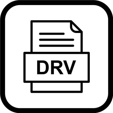 dosya biçimi simgesi vektörü