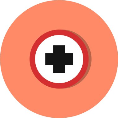 Yol simgesi, vektör illüstrasyonu