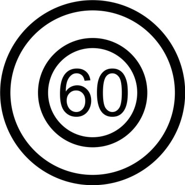 Yol simgesi, vektör illüstrasyonu