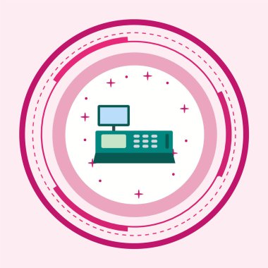 Modern eğitim ikonunun vektör illüstrasyonu