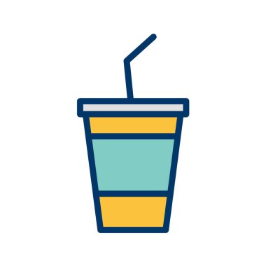 içki ikonu vektör illüstrasyonu