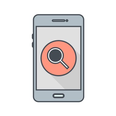 Mobil Uygulamalar konsept vektör çizimi beyaz arkaplan üzerinde 