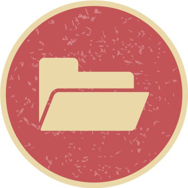 Dizin simgesinin vektör illüstrasyonu