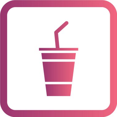  Gıda ve içecek Web ikonu vektör illüstrasyonu