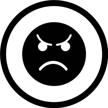 bir yüz ifadesinin karikatür çizimi