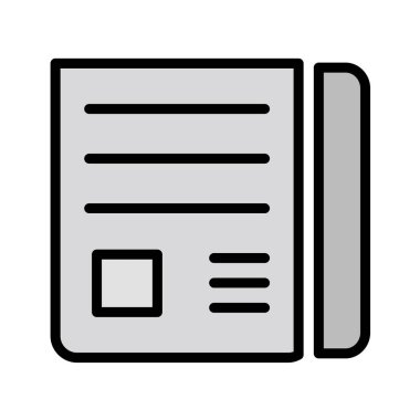 belge simgesi vektör illüstrasyonu