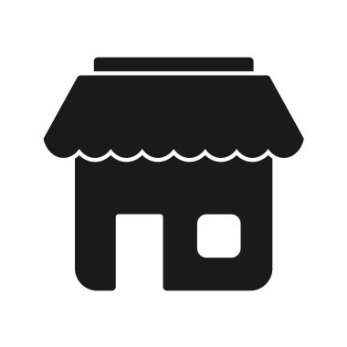 Modern yapı simgesinin vektör illüstrasyonu