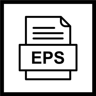 dosya biçimi simgesi, vektör illüstrasyonu