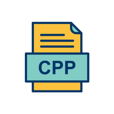 tipik dosya biçimi vektör illüstrasyonu 