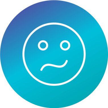 Moda Biçimli Emoji Simgesi İzole Arkaplan 