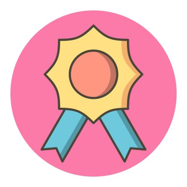 ödül simgesi modada izole edilmiş arkaplan      