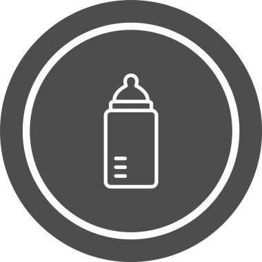 Bebek Besleyici Simgesi Moda Tarzı İzole Arkaplan