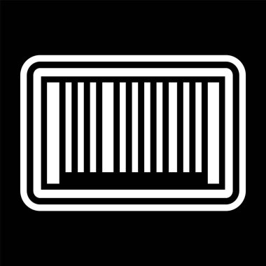  Moda Biçiminde Barkod Simgesi İzole Arkaplan